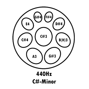 Baur&Brown Dyna-Stahl-Handpan - C# Minor (Stimmung)