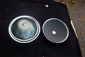 Handpan-Hardcase von Baur&Brown - geöffnet