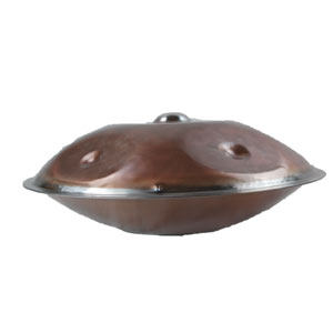 Mini-Handpan Bakpac - 7 Töne (Seitenansicht)