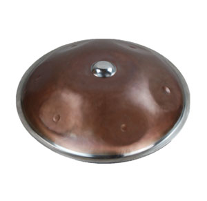 Mini-Handpan Bakpac - 7 notes (top view)