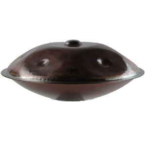 Mini-Handpan Bakpac - 8 notes (side view)